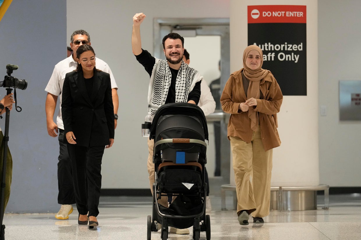 Mahmoud Khalil arrives in New Jersey after release from ICE custody ...
