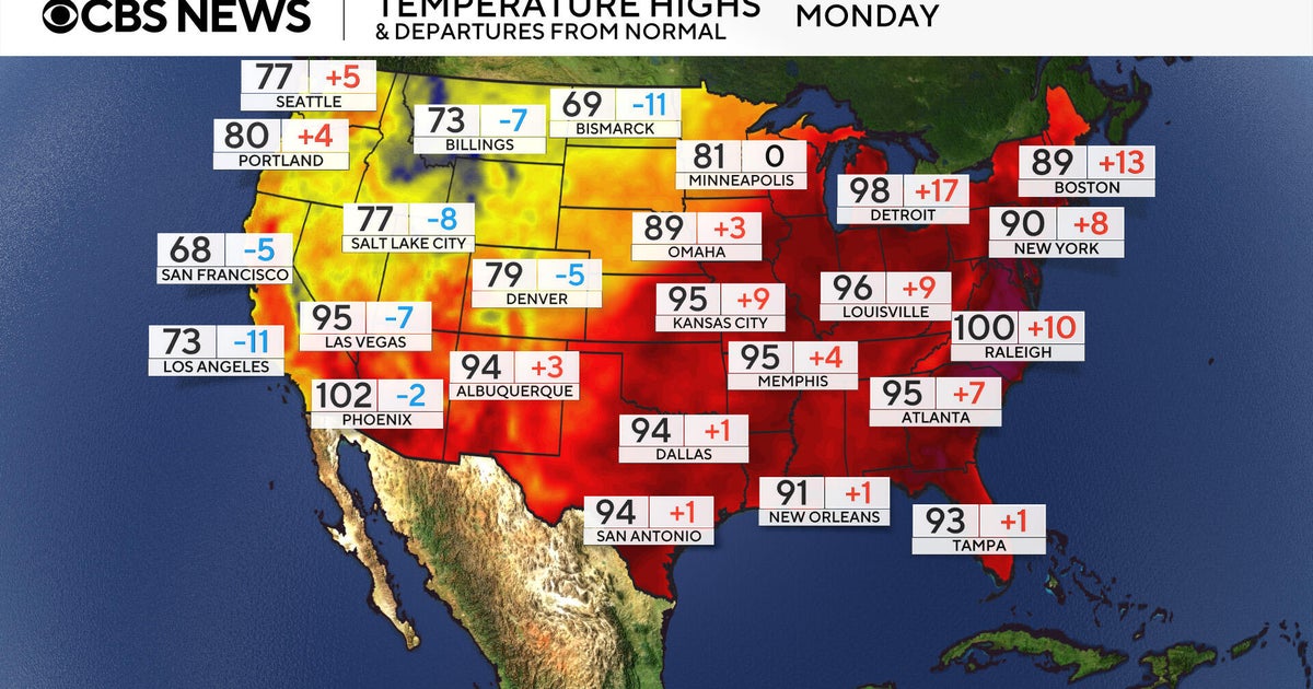 Maps show heat wave forecast across much of U.S. Here's when it starts and how long it will last. Maps show heat wave forecast across much of U.S. Here's when it starts and how long it will last.