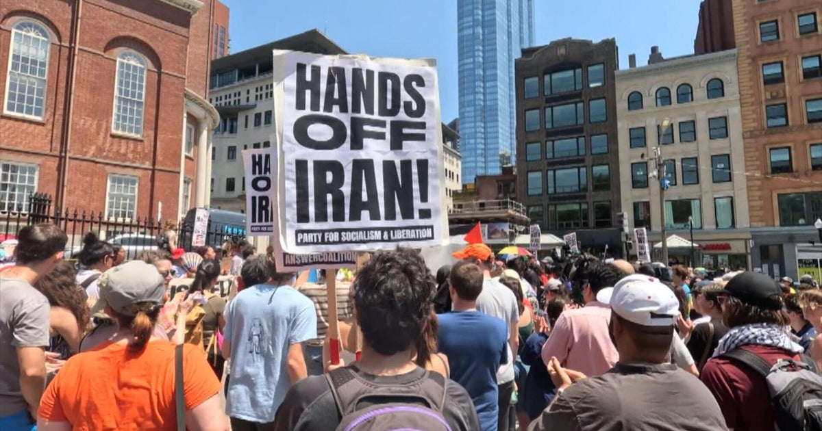 Boston protesters condemn U.S. attack in Iran 