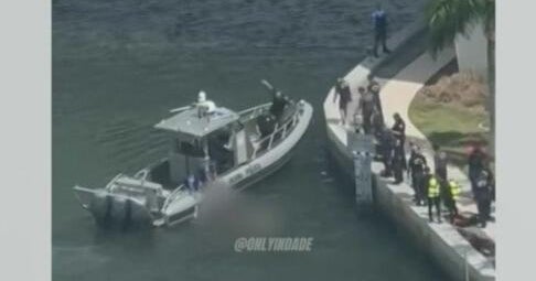 Man arrested, charged after pushing woman into Miami River, police say