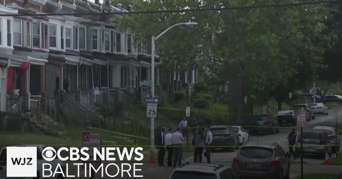 Police investigate shooting involving officer in west Baltimore - CBS ...