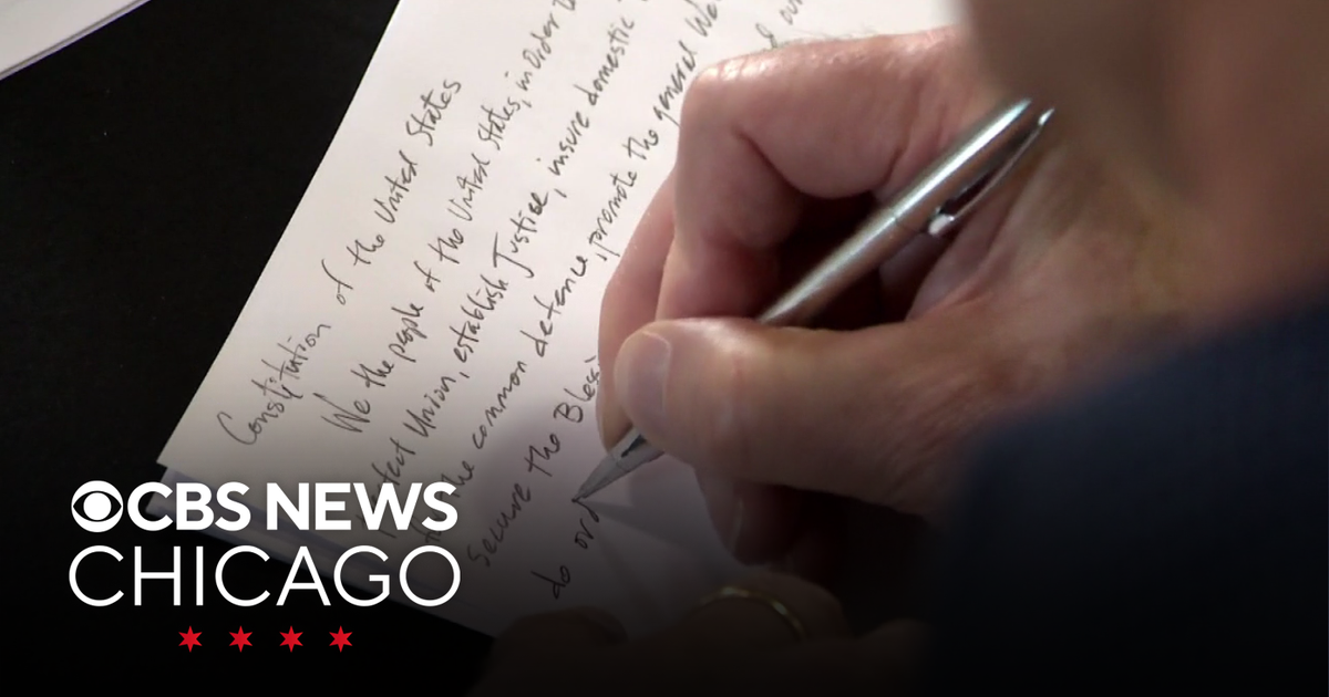 Group trying to bridge political divides by handwriting the ...