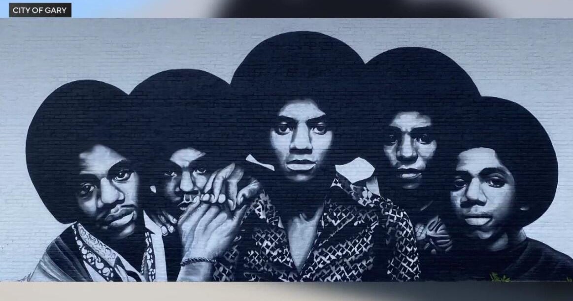 Gary, Indiana, unveils new mural of Jackson 5 