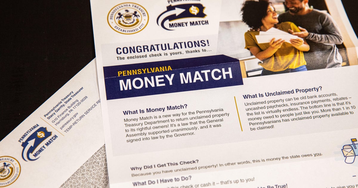 More than $9 million worth of checks are hitting Pennsylvanians' mailboxes 