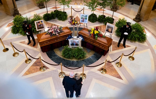 Murdered Lawmaker And Husband Lie In State In Minnesota State Capitol 