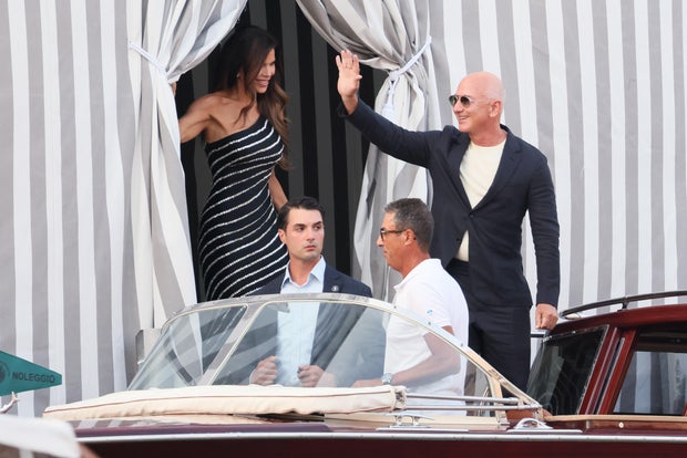 Celebrity Sightings Ahead Of Jeff Bezos And Lauren Sanchez Wedding 
