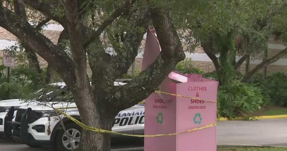 Woman’s body found inside pink clothing donation box in Plantation “Super sad”