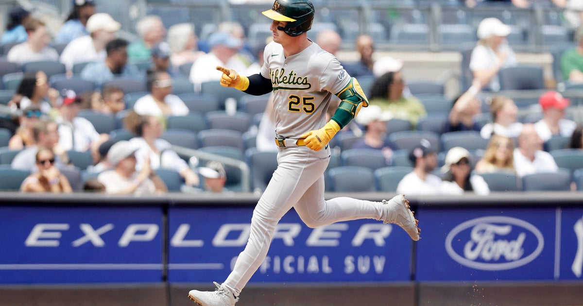 Rooker, Kurtz homer off Schmidt to back Sears, lead Athletics over Yankees 