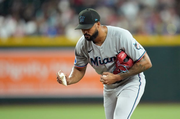 Marlins Diamondbacks Baseball 