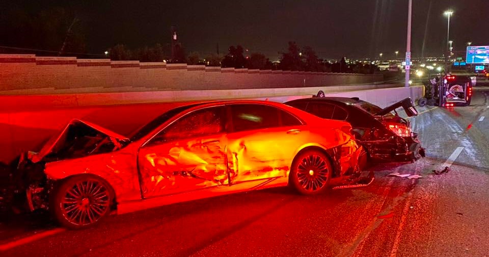 Highway worker, CSP cruiser struck in 6-car hit-and-run crash, CSP says 