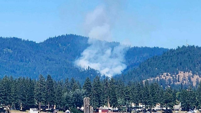 Multiple firefighters were attacked when responding to a fire outside Coeur d'Alene 