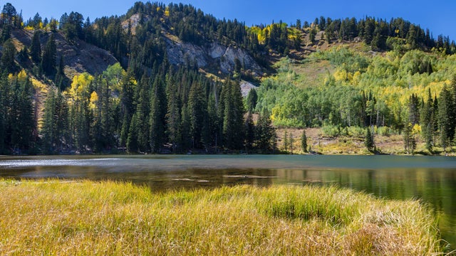 Silver Lake in Big Cottonwood Canyon near Salt Lake City, Utah 