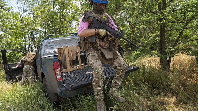 Fiber-optic drone training in the Donetsk region 
