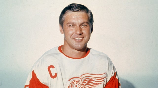 Alex Delvecchio of the Detroit Red Wings 