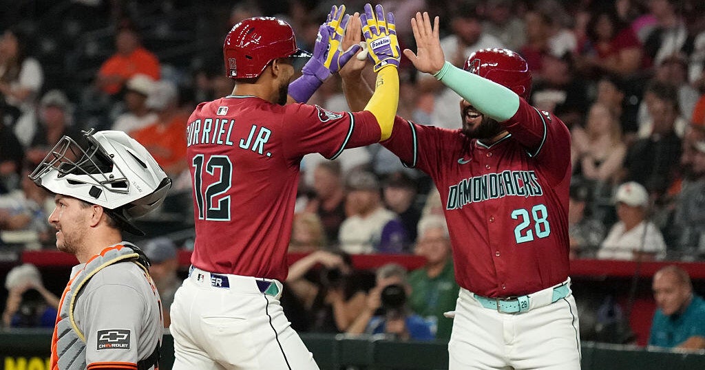 Diamondbacks slug 4 homers, pummel sliding Giants, 8-2 