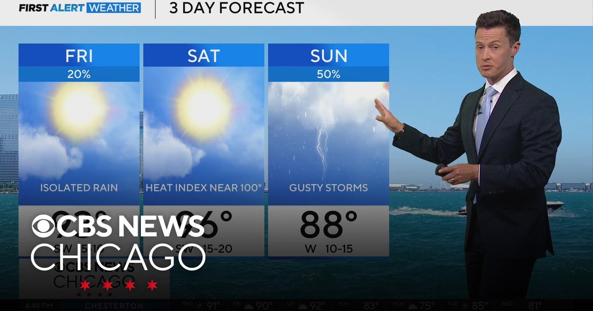 Chicago Weather: Scattered showers, warm, humid - CBS Chicago