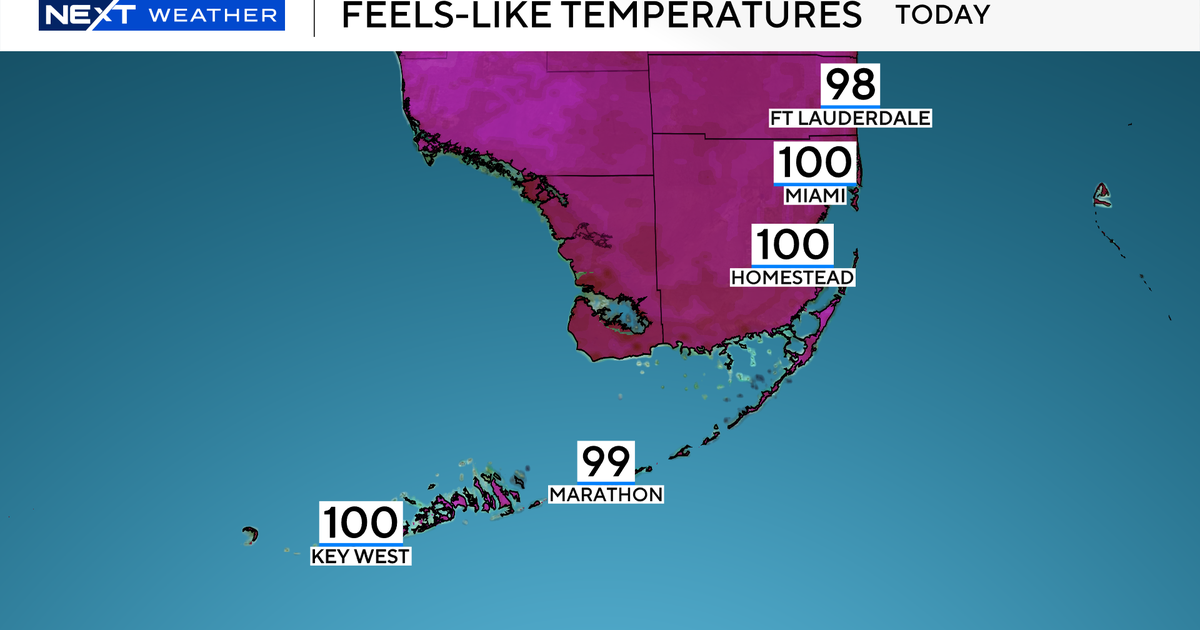 Heat returns to South Florida along with scattered afternoon storms