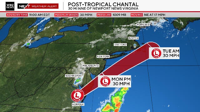 Chantal 39 s remnants could fuel storms - Chantal Remnants 