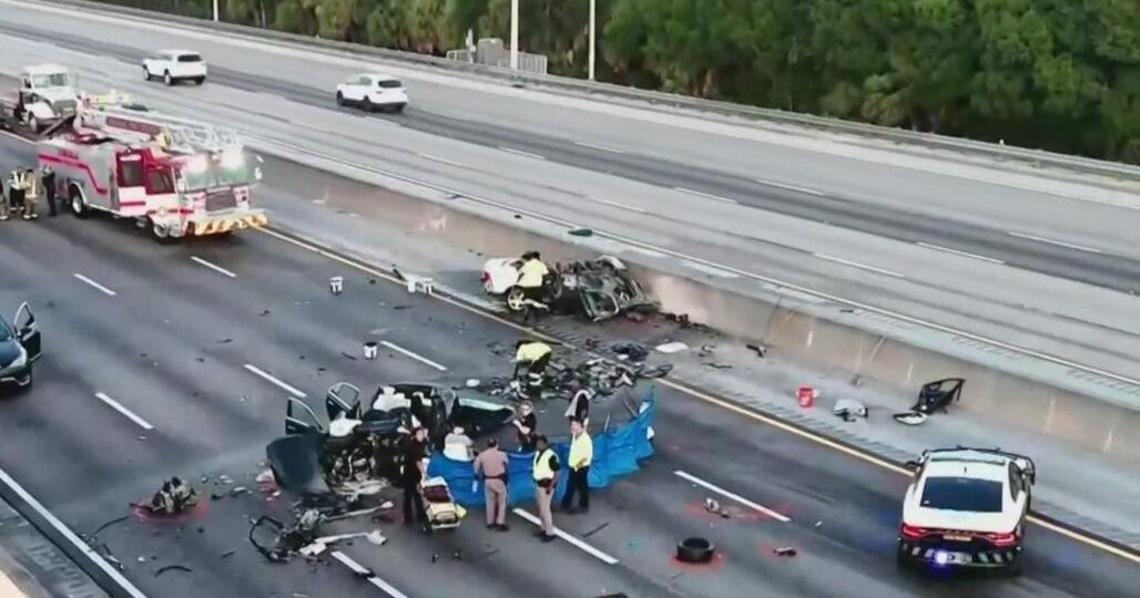 Two dead in violent wrong-way crash on Turnpike in Pompano Beach