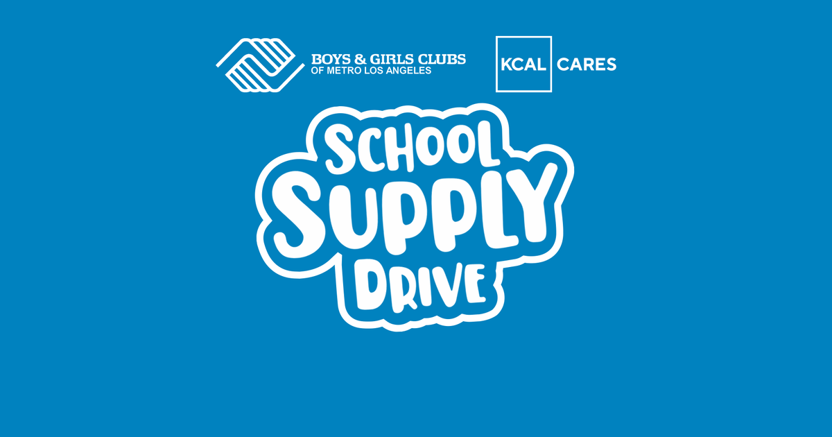 KCAL News partners with Boys and Girls Clubs of Metro Los Angeles for school supply drive 
