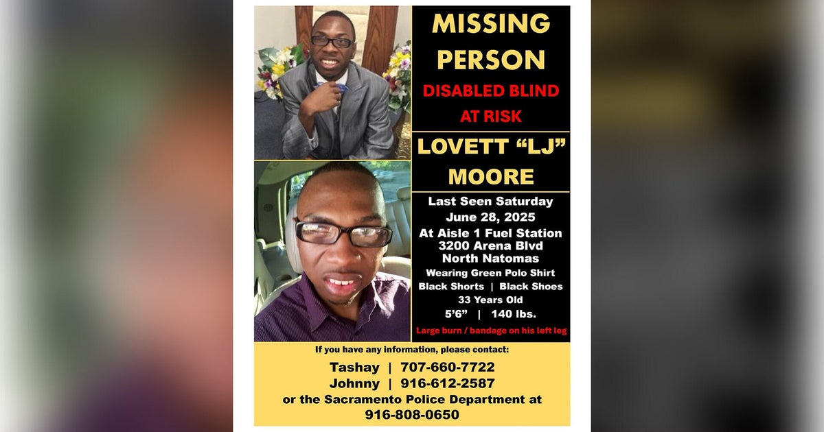 Blind Sacramento man missing over a week, family urges action 