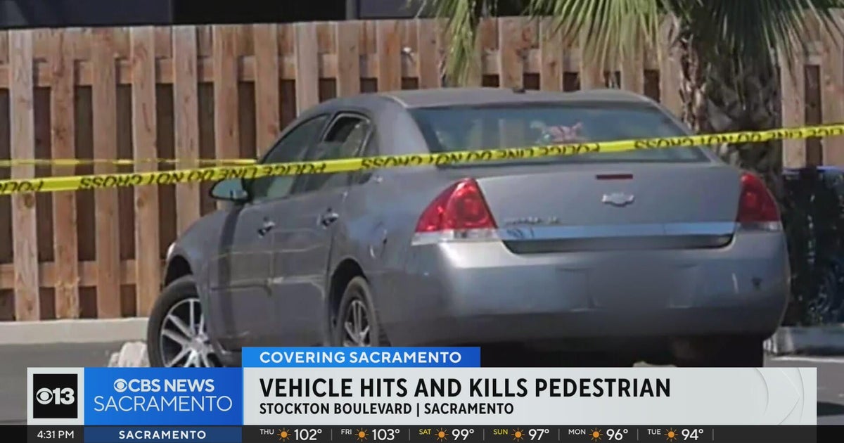 Vehicle hits and kills pedestrian on Stockton Boulevard in Sacramento