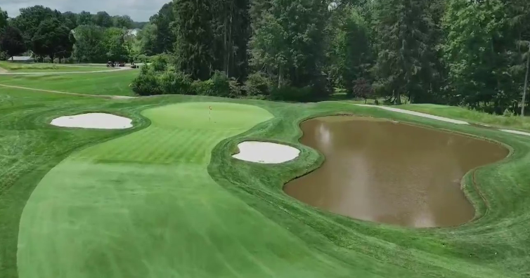 Butler Country Club's 13th hole is a tough test from start to finish 