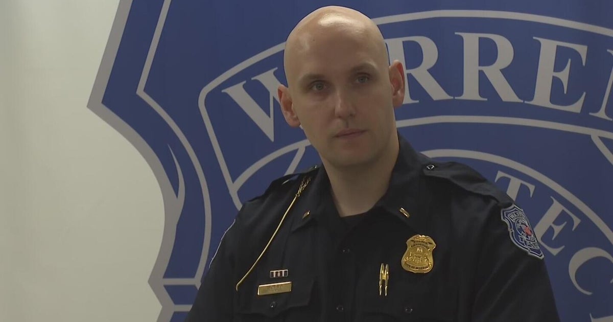 Warren police say fatal shot to domestic violence suspect was "self-inflicted" 