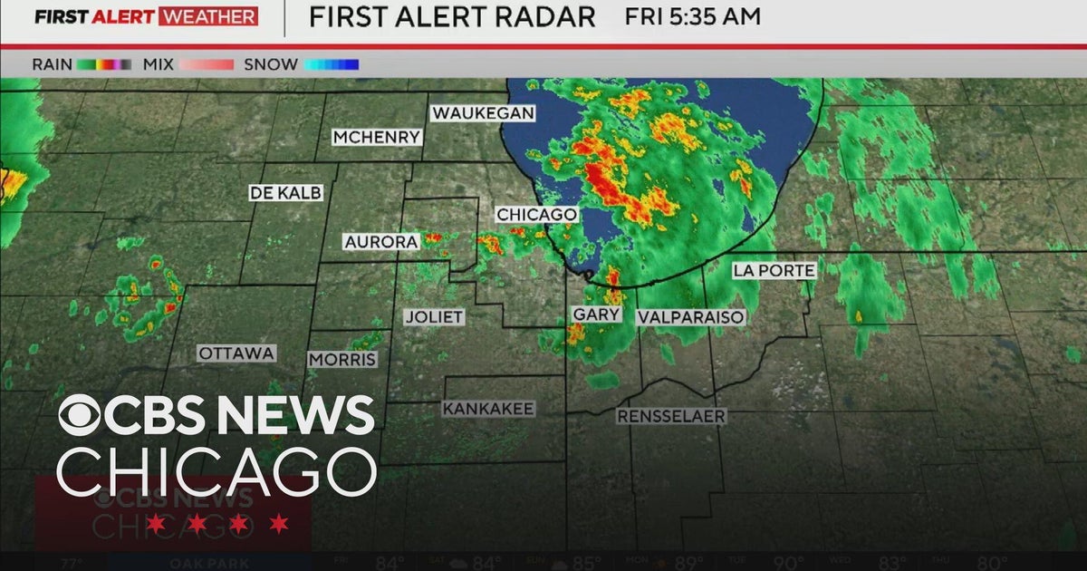 Severe storms in Chicago weather forecast for Friday - CBS Chicago