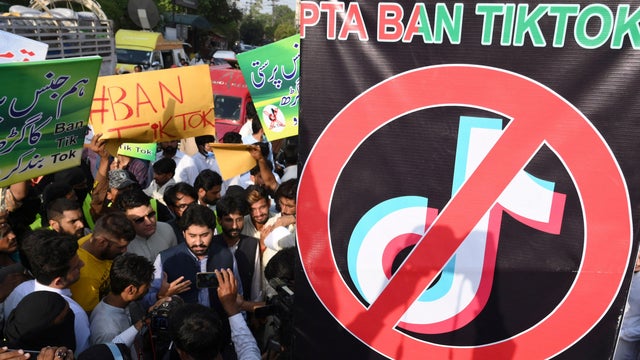 PAKISTAN-INTERNET-TIKTOK-PROTEST 
