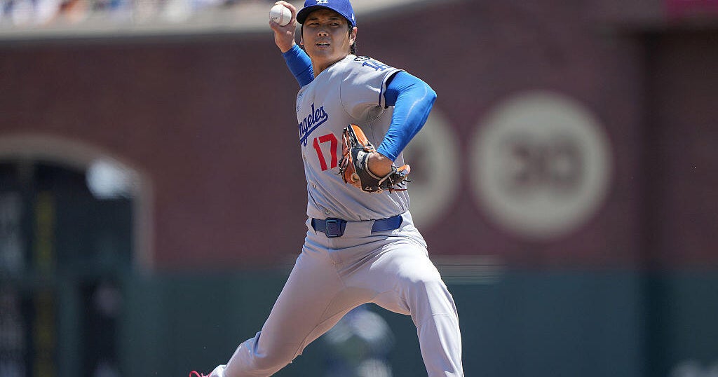 Ohtani pitches 3 shutout innings, Dodgers beat Giants to snap 7-game skid 