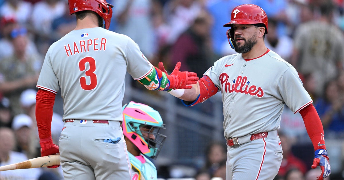 Schwarber, Castellanos both homer, but Phillies still fall to Padres 