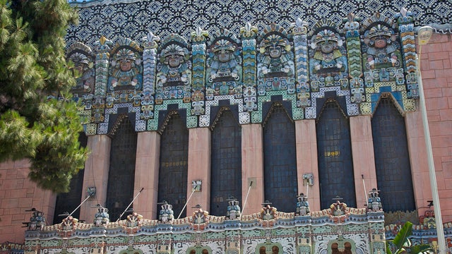 Mayan Theatre, 1040 South Hill Street, Los Angeles, California, USA, May 2010 