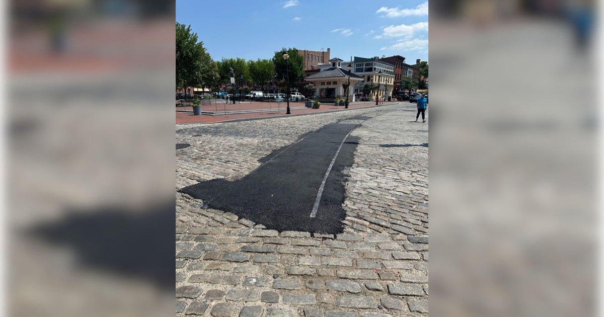 Baltimore preservation group raises concerns after asphalt on Fells Point road 