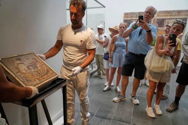Italy Pompeii Mosaic