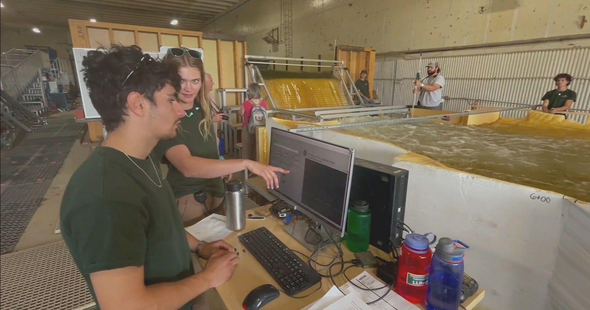 CSU students create, study miniature model of future dam for Fort Collins 