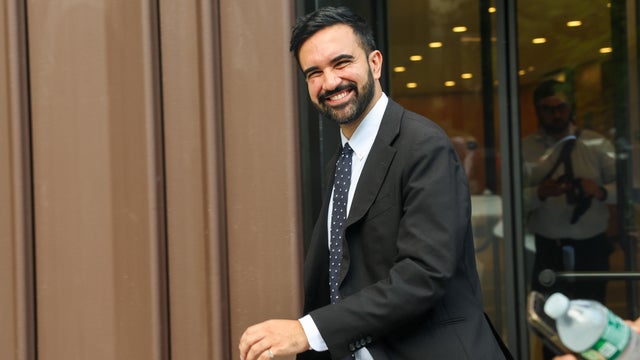 Zohran Mamdani Celebrates Union Endorsement As He Campaigns For New York City Mayor 