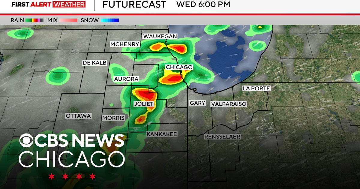 Chicago at risk for severe storms, possible tornadoes Wednesday - CBS ...