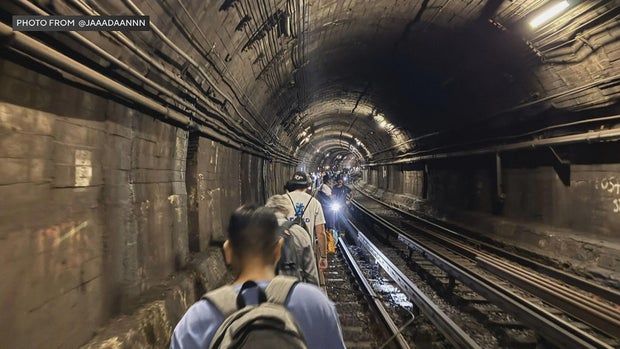 Blue Line evacuation 