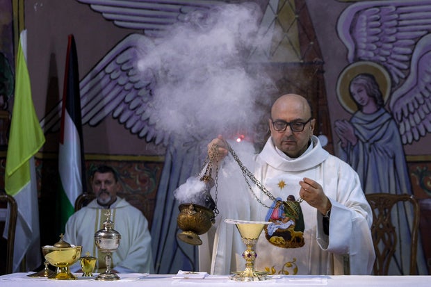 PALESTINIAN-ISRAEL-CONFLICT-RELIGION-CHRISTIANITY-CATHOLIC-CHRISTMAS 