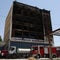 61 killed as blaze tears through newly opened shopping center in Iraq