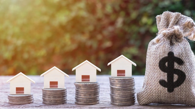 Real estate investment, home loan, mortgage, housing concept. 