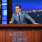 "The Late Show with Stephen Colbert" ending in May 2026