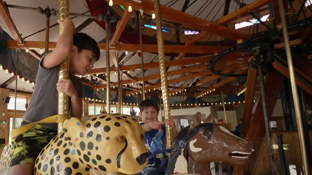 A Marine vet spent years creating a carousel to conquer his demons and help others