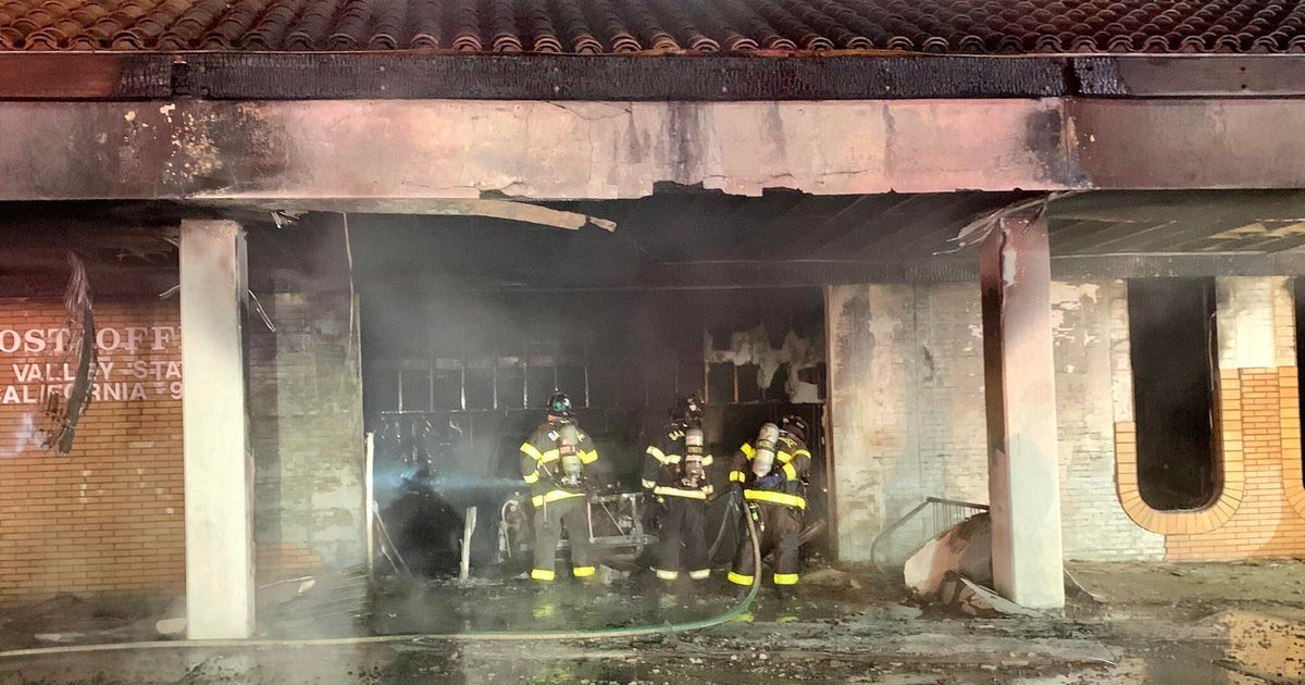US post office in San Jose catches fire after vehicle crashes into building 