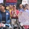 Protestors gather outside courthouse amid Harvard-Trump administration hearing