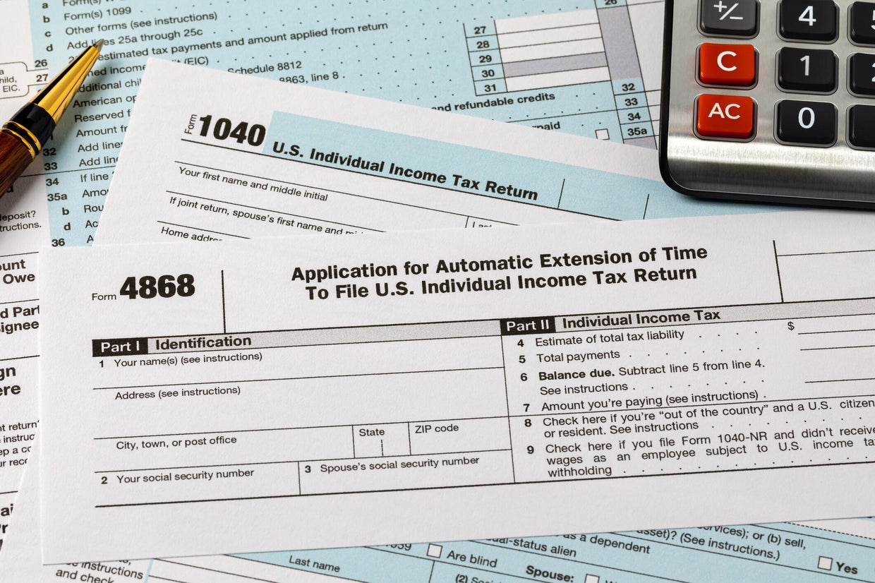 Does a tax extension delay your payment? - CBS News