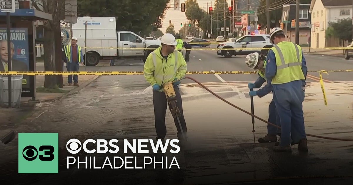 Water main break closes major intersection in Northeast Philadelphia ...