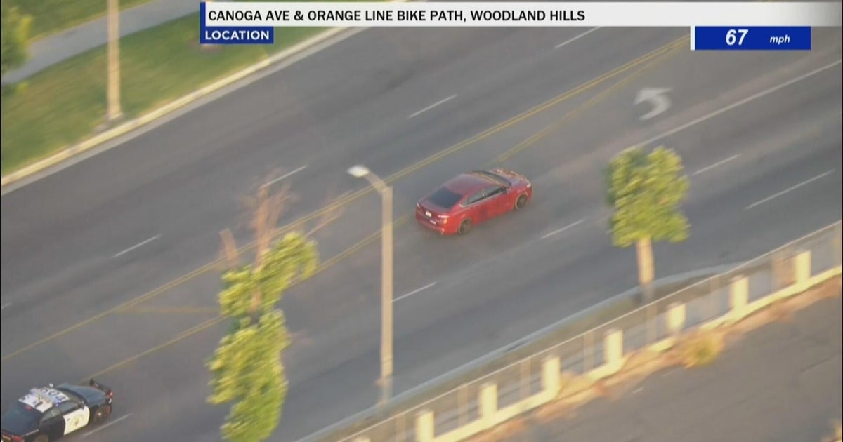 California Highway Patrol in pursuit of possible DUI driver 