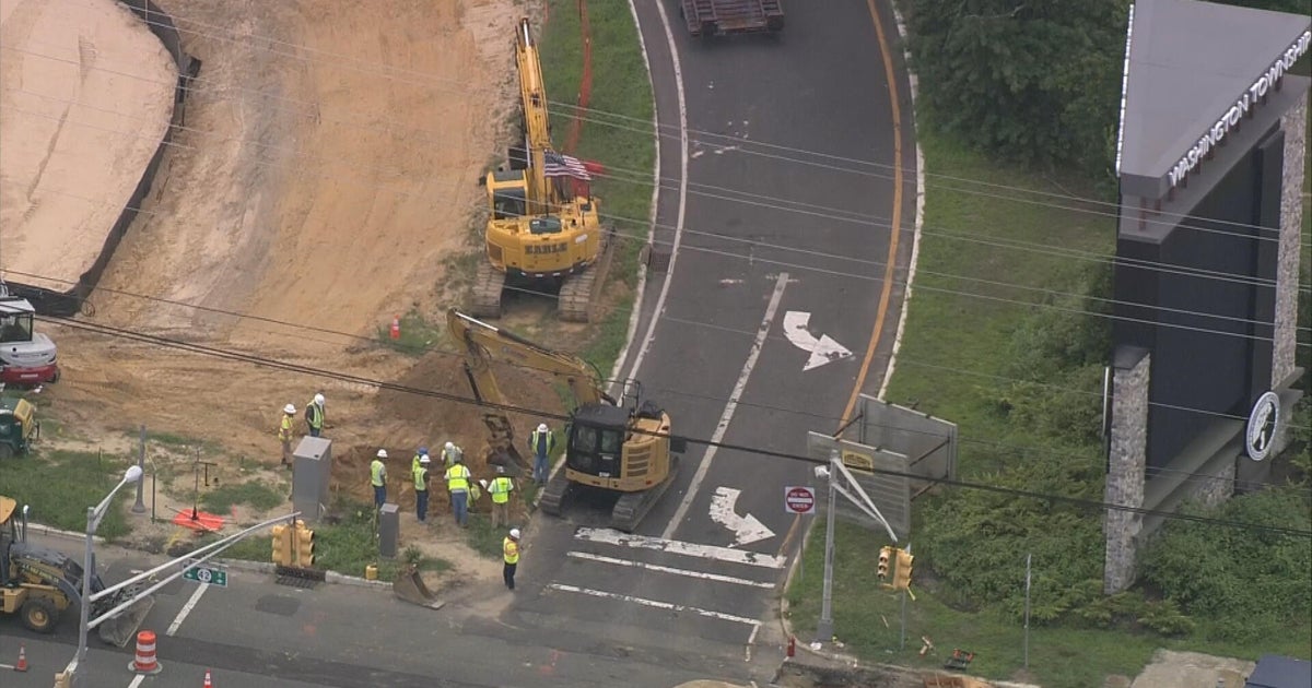 Ruptured gas line creates traffic headache on Black Horse Pike in Washington Township 
